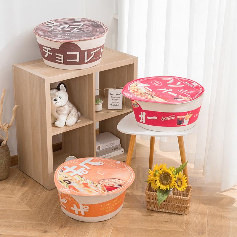 Creative Instant Noodles Pet Den Japanese Pizza Kennel Chocolate Hamburger Cat Den Bowl Semi-enclosed Kennel