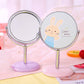 Women Rotatable One-sided Mirror Magnification HD Desktop Home Cosmetic Mirror