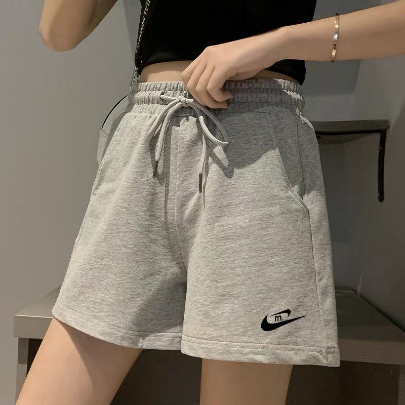 Sports Three-point Shorts Women's Summer Loose High-waisted A-line Thin Section Casual Wide-leg Quarter Pants Casual Shorts