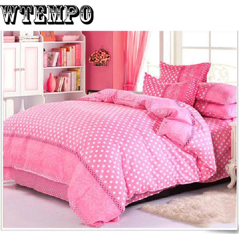 Brand Soft Cotton Printed Quilt Cover Four-piece Bedroom Home Comfort Bedding Set