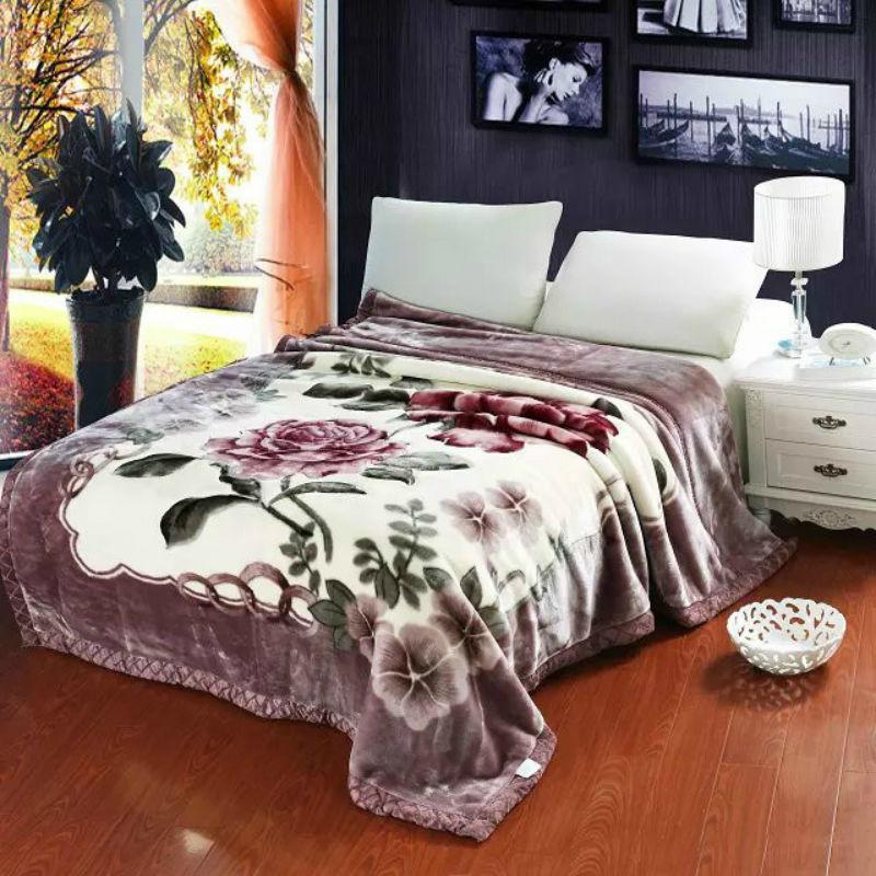 Double-layer Thickening Plus Velvet To Keep Warm and Breathable Winter Blankets Super Soft and Fluffy Heavy Warm Flannel Blanket Coral Fleece Sheets