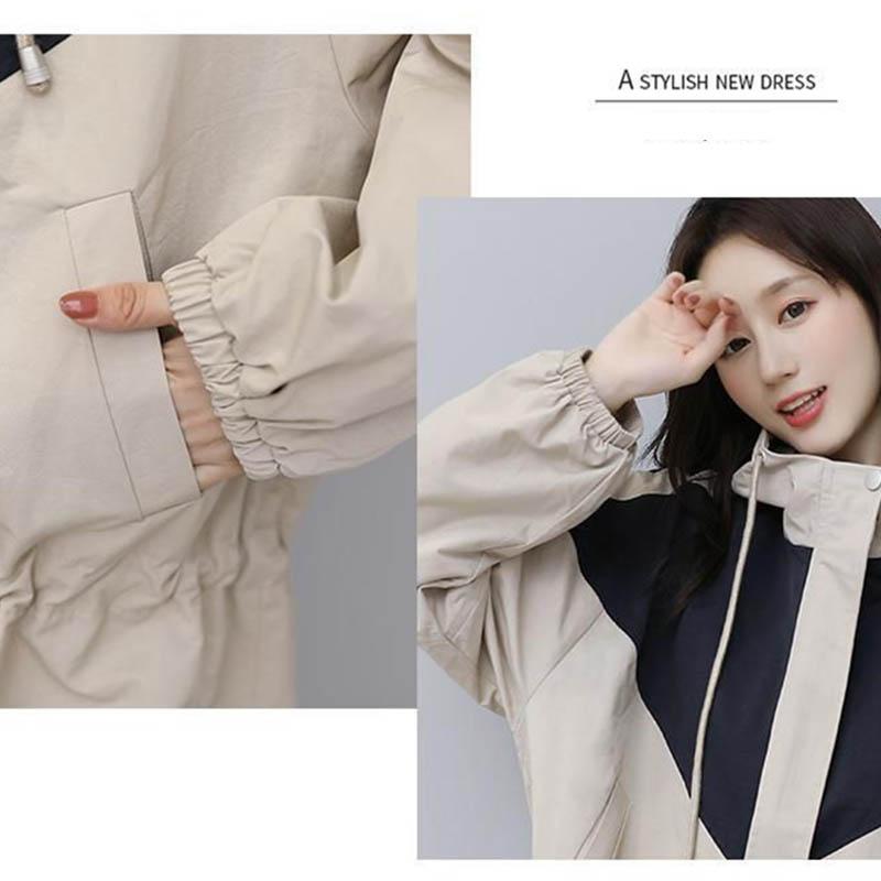 Women's Short Windbreaker Spring and Autumn Style Korean Fashion Loose Casual Short Jacket Women