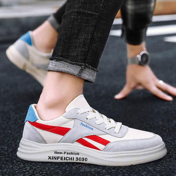 Spring and Autumn Canvas Men's Shoes Versatile Casual Sports Flat Shoes Low Top Outdoor Cloth Shoes