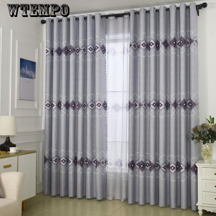 Simple Striped Style Plain Curtain Window Gauze for Living Room Bedroom Study