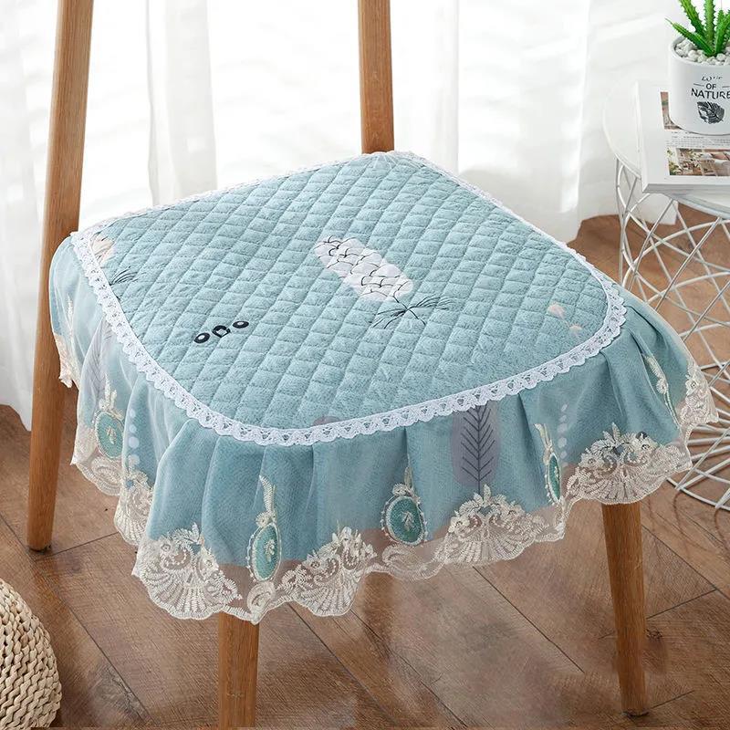 Cushion Home Dining Chair Cushion Four Seasons Universal European-style Anti-slip Board Stool Cover Cushion