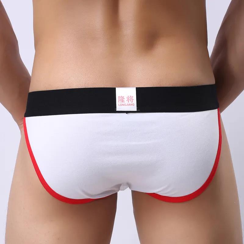 1 Set of Men's Cotton Underwear Sexy U Convex Fashion Comfortable Breathable Briefs Suitable for Young Men