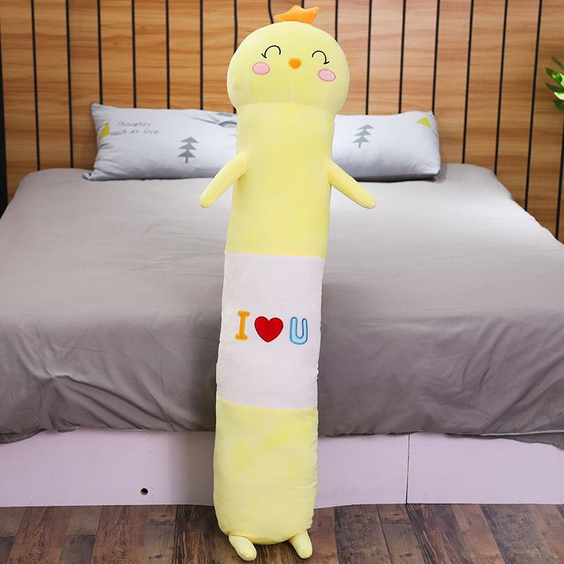 Removable Washable Sleeping Pillow  Cylindrical Plush Pillow Sleeping Bed Extra Long Pillow