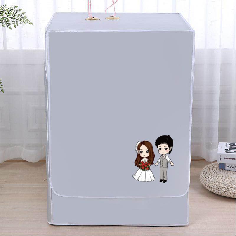 TAutomatic Roller Washer Sunscreen Washing Machine Waterproof Cover Dryer Polyester Dustproof Washing Machine Cover