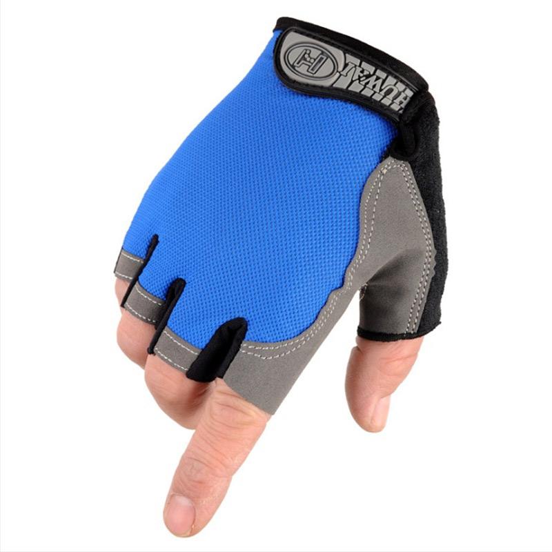 Men's and Women's Non-slip Half-finger Knight Gloves Breathable Thin Section Driving Tactics Fitness Sports Half-finger Motorcycle Gloves