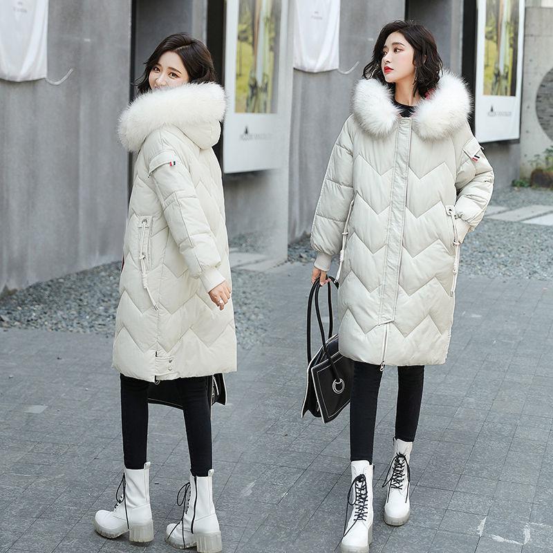 Women's New Coat Coat Loose Thick Padded Coat Mid-length Student Down Padded Coat Women