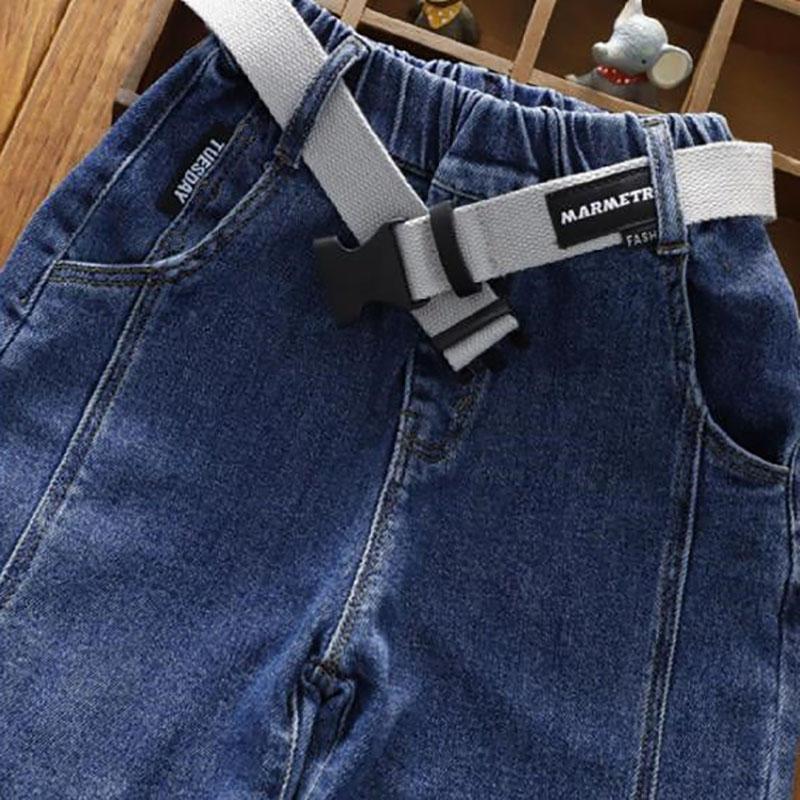 Boys Jeans Autumn and Winter Korean Version of Trousers Children's Thin Casual Pants Leggings Children's Clothing