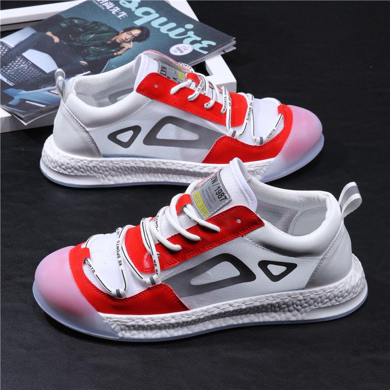 2020 Men Shoes Breathable Men Casual Shoes Lace-up Lightweight Men Sneakers Comfortable Mesh Male Fashion Summer