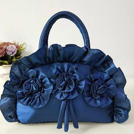 Female Bag Fashion Trend Art Casual Cloth Bag Sweet Lace Handbag Mother Shopping Bag