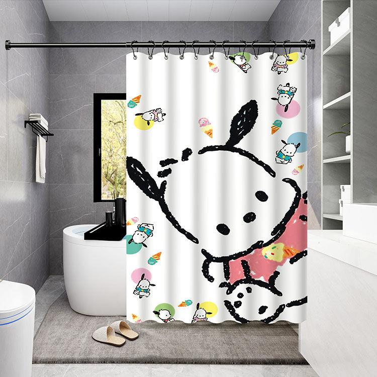 Bathroom Shower Curtain, Waterproof Cloth, Shower Curtain, Thickened Anti-mold Partition Curtain