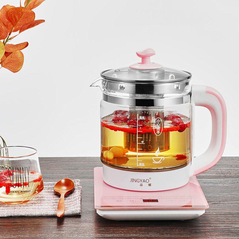 Fully Automatic Office Flower Tea Maker Household Small Electric Kettle Multifunctional Heat Preservation and Health Glass Teapot