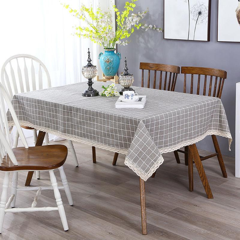 Table Cloth Cloth Art Coffee Table Table Cloth Multi-purpose Towel Cover Towel Square Rectangular Table Cloth Table Cloth Cotton and Linen Cloth