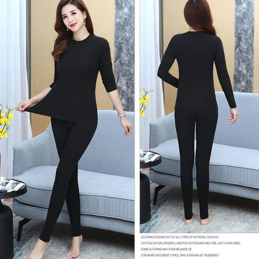 Ladies Autumn and Winter Thermal Underwear Two-piece Suit Self-heating Seamless Autumn Clothes Long Pants