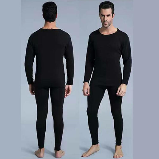 Men Winter Thermal Underwear O-neck Male Autumn Tight Suit Thicken Windproof Long Sleeve High Elasticity Slim Tracksuit Wearable  Spring Pajamas