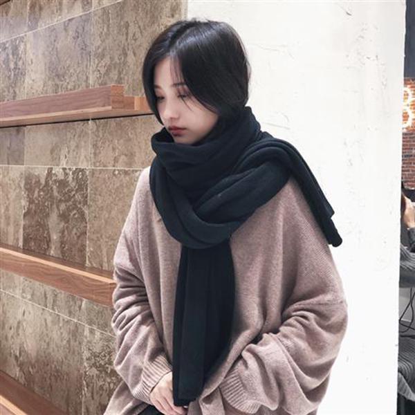 Christmas gift Woman Trend Wild Shawl scarf Long section scarf Birthday present Winter warm scarf