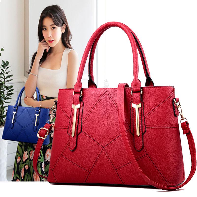 Shoulder Handbag Trendy wild Patent leather bag Big capacity Woman bag European and American style