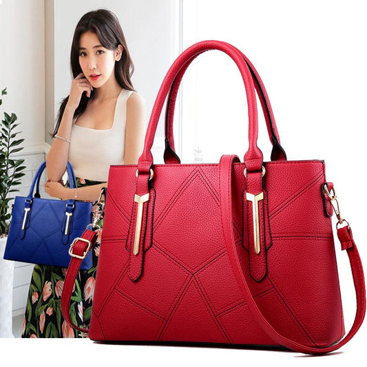 Shoulder Handbag Trendy wild Patent leather bag Big capacity Woman bag European and American style