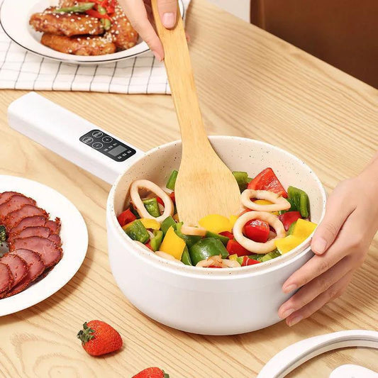 Dormitory Student Electric Cooker Frying Non-stick Multifunctional Household Noodle Cooking Pot Small Mini Electric Pot