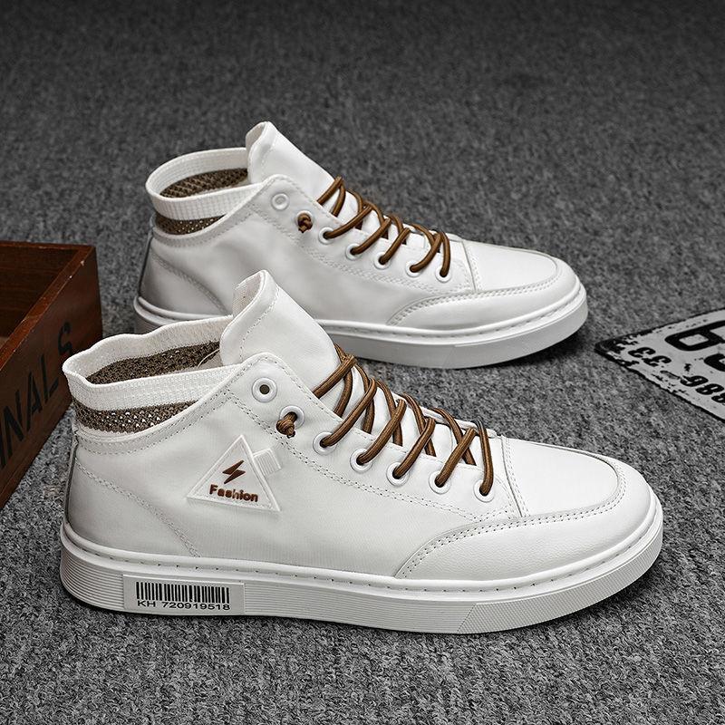 Canvas Men's High-top Shoes Spring Trend Sports Men's Shoes All-match Casual Shoes for Students