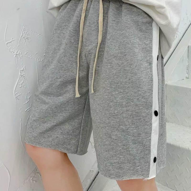 Men's Summer Casual Shorts Loose 5-point Pants Wide-legged Straight All-match Striped Outer Wear Shorts Breathable Fashion Comfortable Shorts