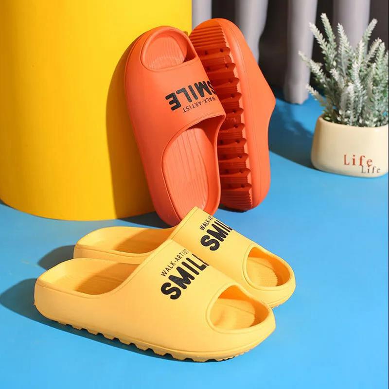 Thick-soled Sandals and Slippers Wear Household Deodorant and Non-slip Bathroom Mute Indoor Soft-bottomed Slippers Comfortable and Lightweight