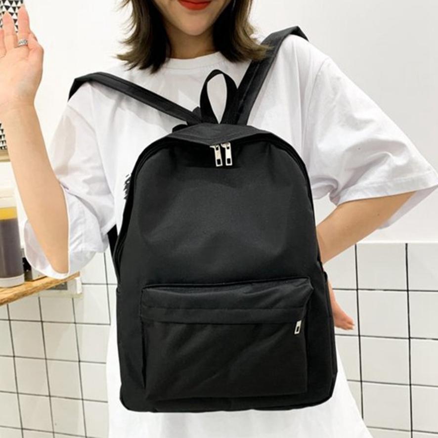 Ladies Backpack Female Summer Model Simple Student Elementary School Bag Double Shoulder Bag