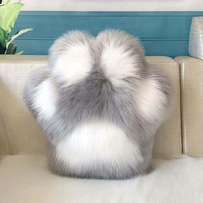 Nordic Cute Cat Paw Pillow Panda Paw Cushion Sofa Back Home Bedside Waist Chair Cushion