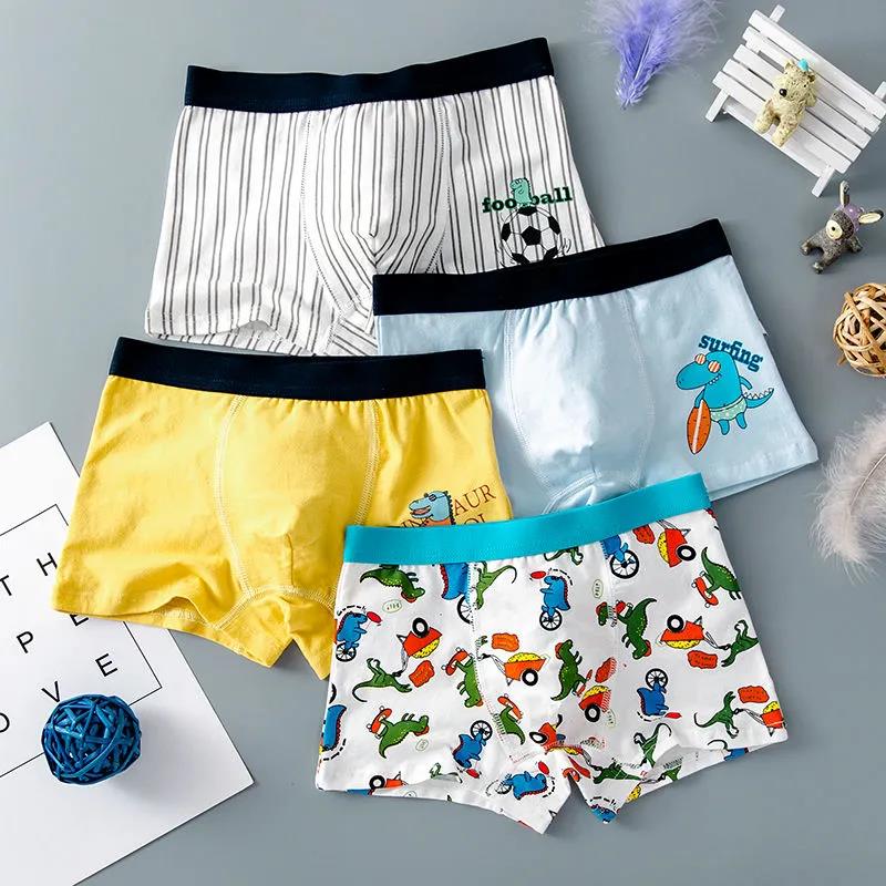 Cartoon Cotton Boys Briefs Underwear Kids Quality Blue Boy Panties Boys Clothes for 3 4 6 8 10 12 14 Years Old