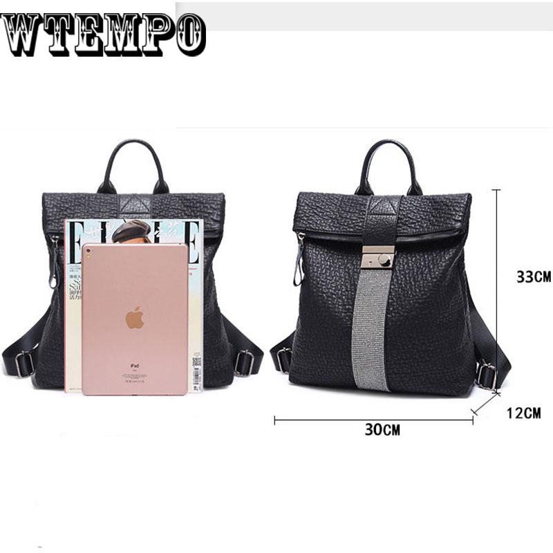 Women Leather Backpacks High Quality Ladies Bagpack Vintage  School Bags For Backpacks Female