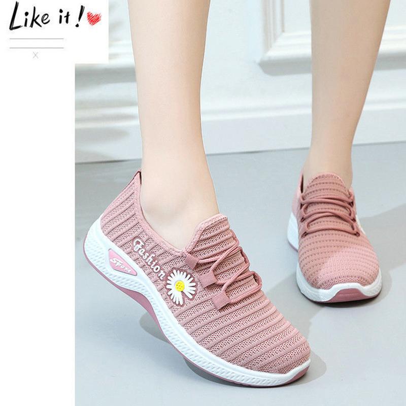 Fashion Clearance Women's Sports Shoes Korean Wild Women's Shoes Flat Casual Shoes Spring Students Mesh Shoes