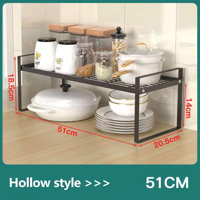 Kitchen Condiment Rack Table Top Storage Rack Table Top Storage Rack Home Organizer Cabinet Compartment Storage Rack Sewer Plate Pan Rack