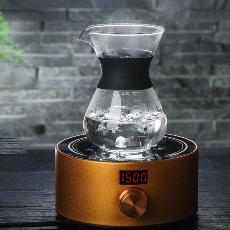 High Temperature Resistant Glass Hand Coffee Maker Sharing Pot Household Set Explosion-proof Hand Drip Filter Stainless Steel Filter