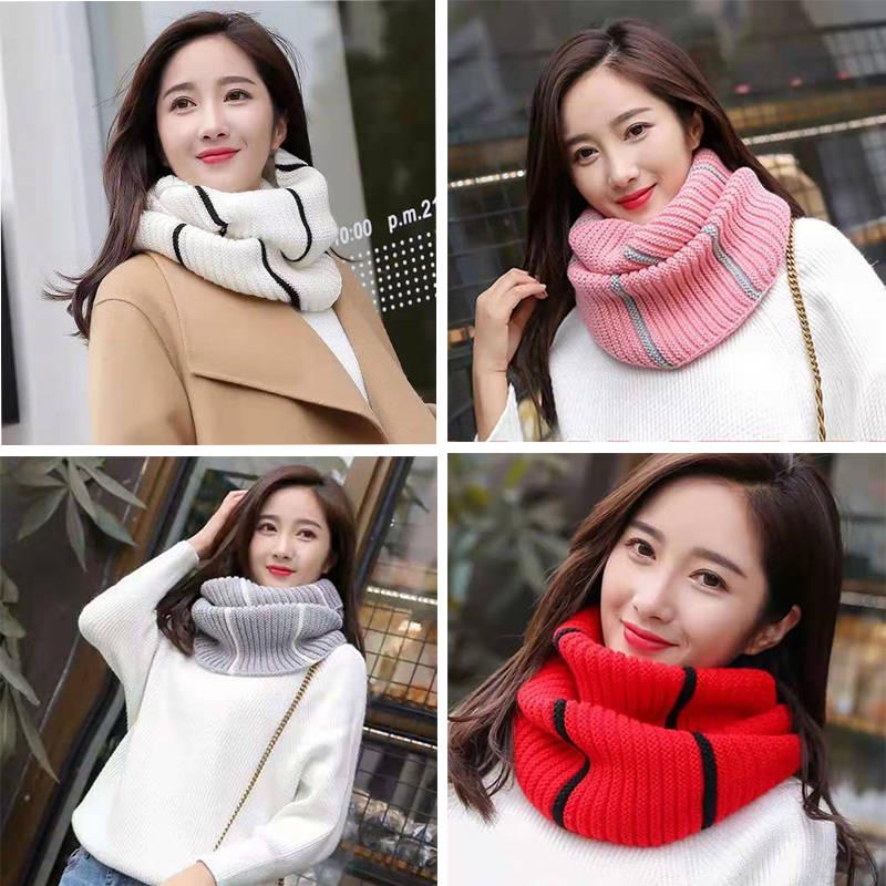 Womens Blend Circle Collar Scarf Shawl Collar Wrap Stole Scarve