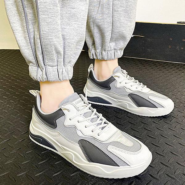 Spring and Autumn Men's Shoes Summer Breathable Thin Deodorant Mesh Shoes Versatile Flat Shoes Sports Casual Shoes