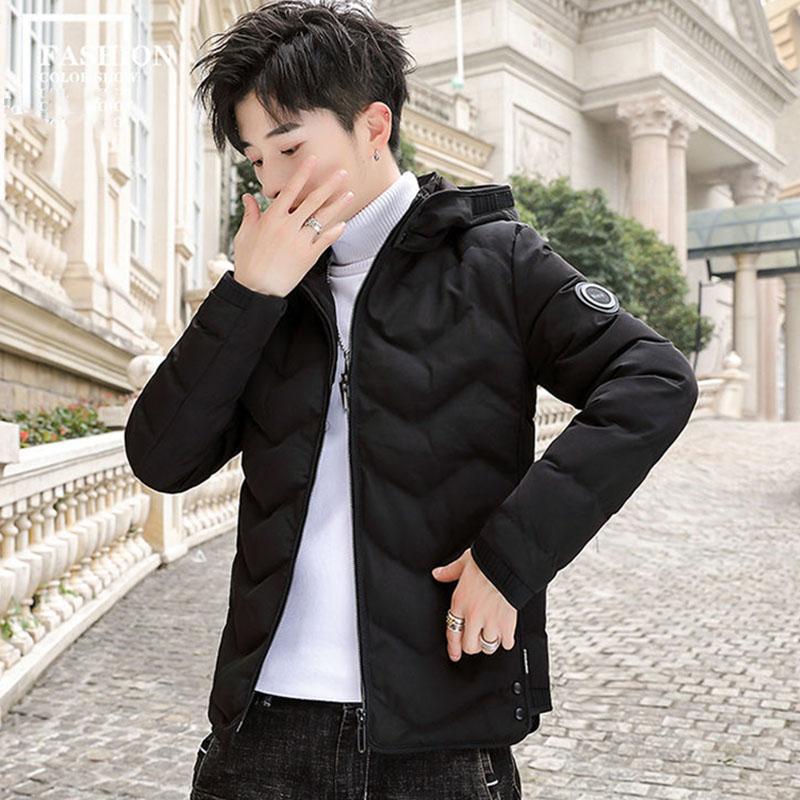 Winter Men's Cotton-padded Jacket Short Clothes Jacket Cotton-padded Clothes Trend Handsome Autumn and Winter Clothes Down Padded Jacket