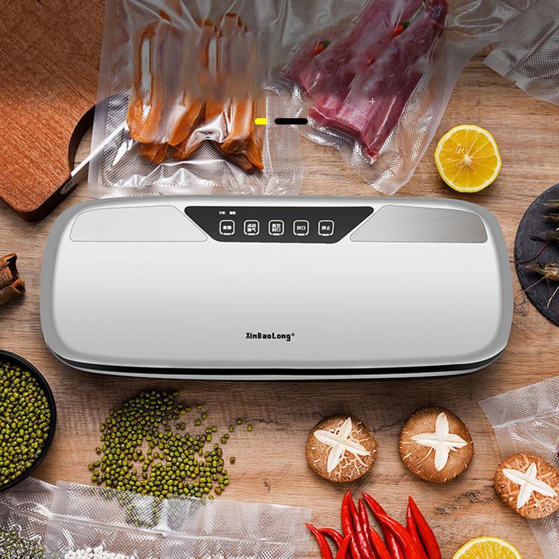 Best Food Vacuum Sealer  Automatic Commercial Household Food Vacuum Sealer Packaging Machine Include 10Pcs Bags Fresh-keeping