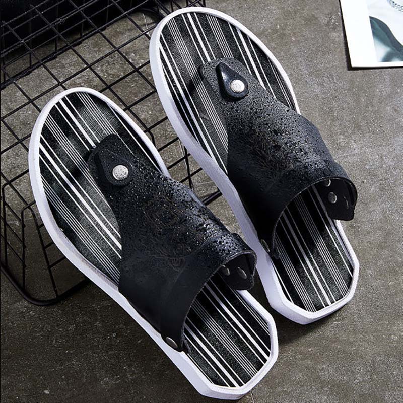 Flip-flop Sandals Men's Korean Style Trendy Beach Shoes Flip-flop Sandals Summer Men's Sandals Wear Non-slip Slippers