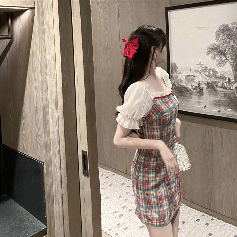 Cheongsam Girl Summer Improved Version Retro Super Fairy Thin Temperament Dress