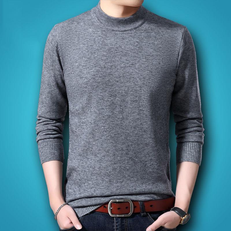 019 Autumn Fashion Casual Sweater O-Neck Slim Fit Knitting Mens Sweaters Pullovers Men Pullover Men