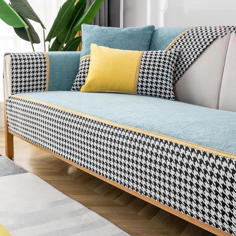 Sofa Cover All-inclusive Universal Cover U-shaped Sofa Cushion Four Seasons Universal Sofa Modern Minimalist Full Cover Cushion