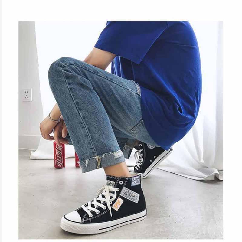 Change canvas shoes men's high-end joint name wild student tide shoes retro men's casual shoes