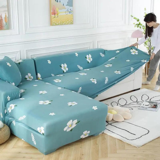 Retro Floral Stretch Sofa Cover All-inclusive Elastic Slipcove Couch Case Chair Sofa Case