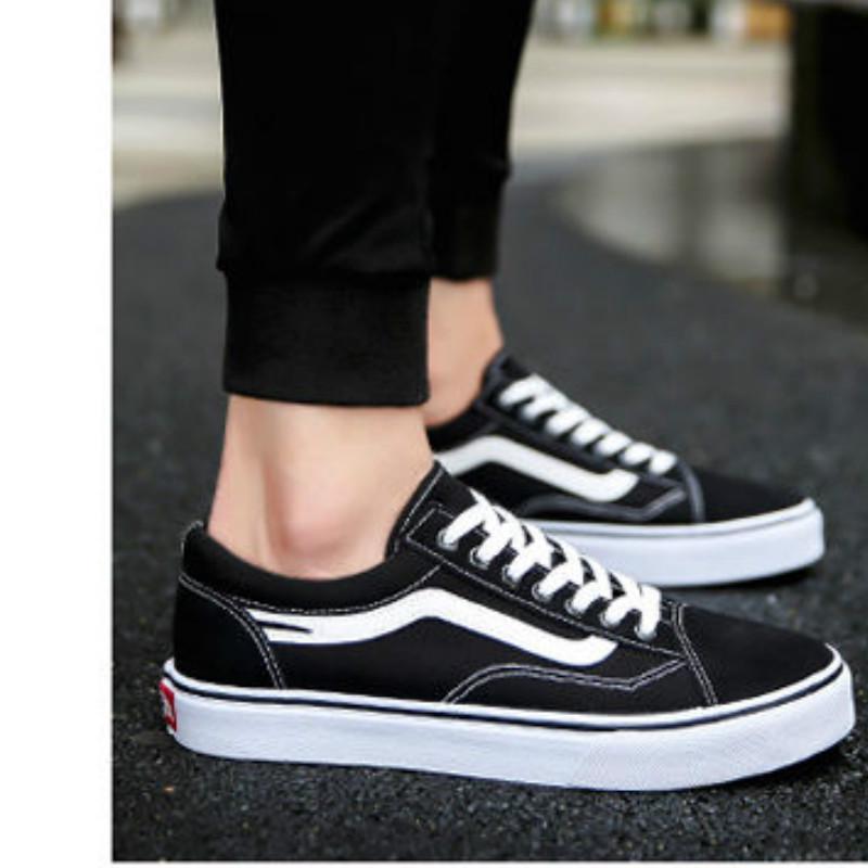 High-top canvas shoes male students wild low-top shoes couple canvas shoes female  Korean version