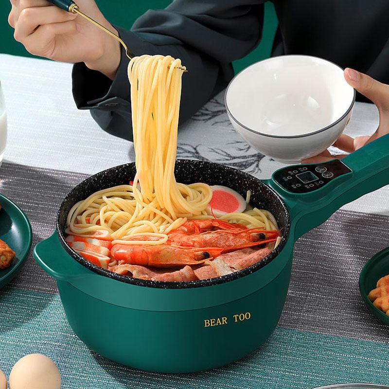 Multifunctional Electric Cooker Student Dormitory Pan Household Electric Pan Electric Frying Pan Non-stick Pan Smart