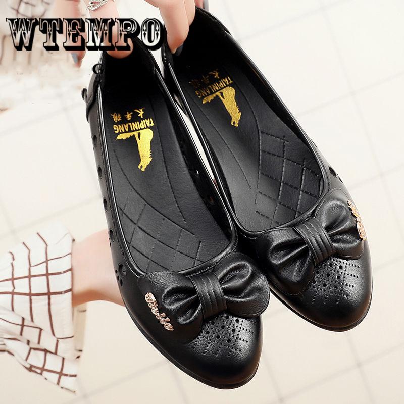 Shoes Women Genuine Leather Flat Moccasins Loafers Casual Slip Driving Fashion Ballet Boat Shoes