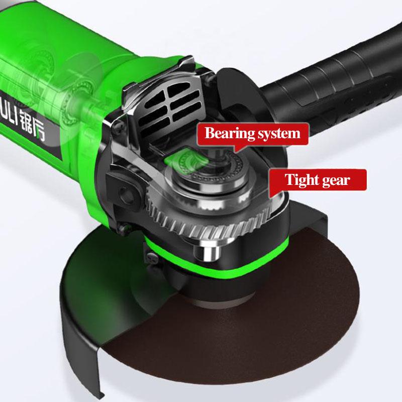 2500W Green Giant Powerful Luxury Angle Grinder Set Handheld Wire Cutter Polisher Rotatable Chainsaw 25500RPM